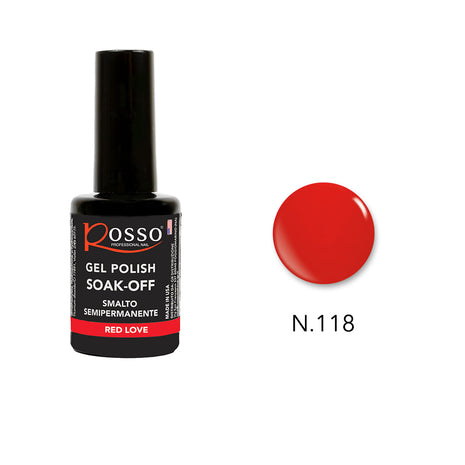 Red Semi-permanent Nail Polish No. 118