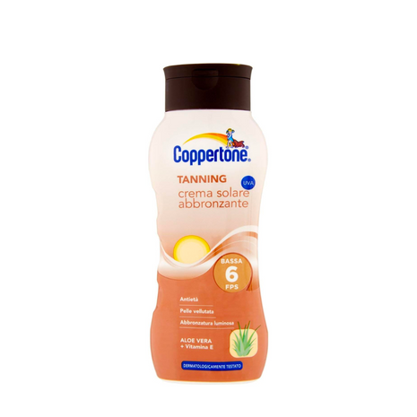 Coppertone Tanning Crema Solare Abbronzante SPF 6