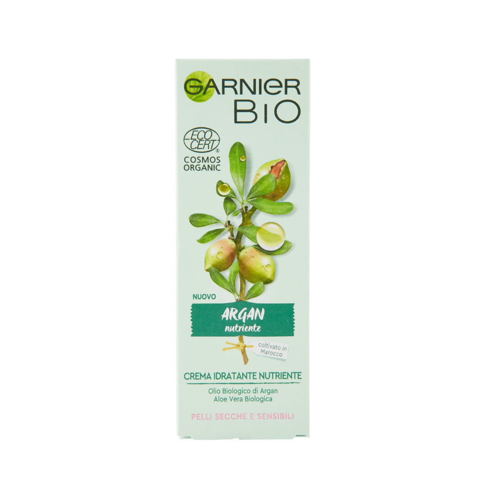 garnier - bio crema idratante riparatrice argan nutriente 50ML