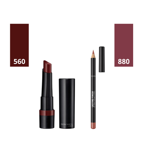 Rimmel - Lipstick 560 + Pencil 880