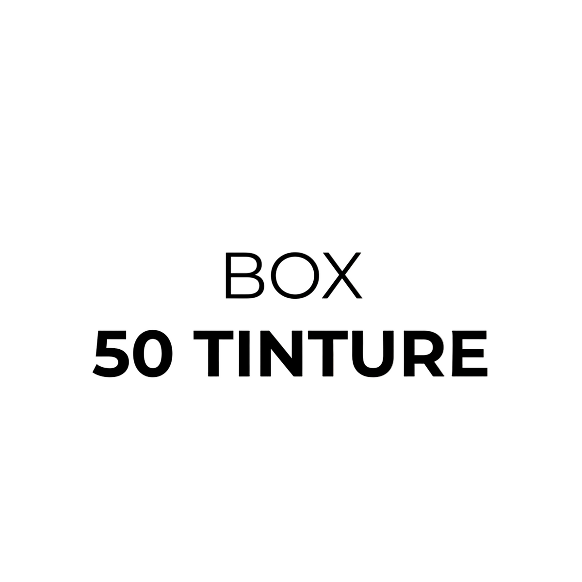BOX 50 TINTURE MIX