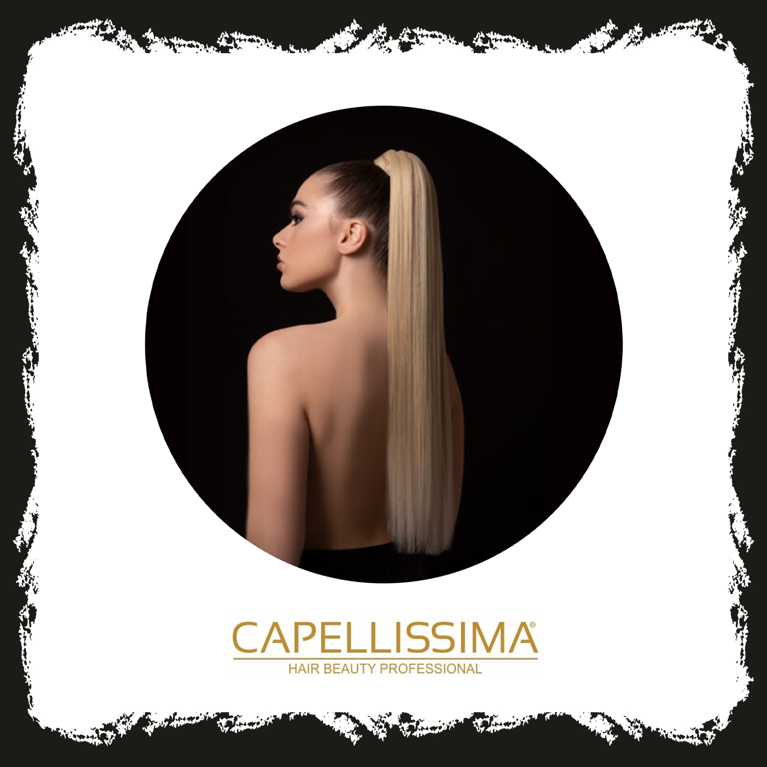 Capellissima - Coda Liscia 70cm Velcro