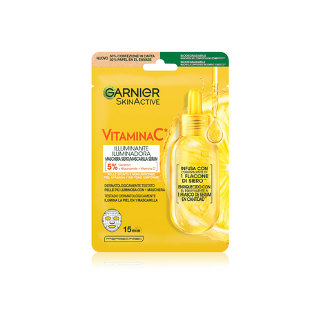 Garnier - Maschera In Tessuto Vitamina C
