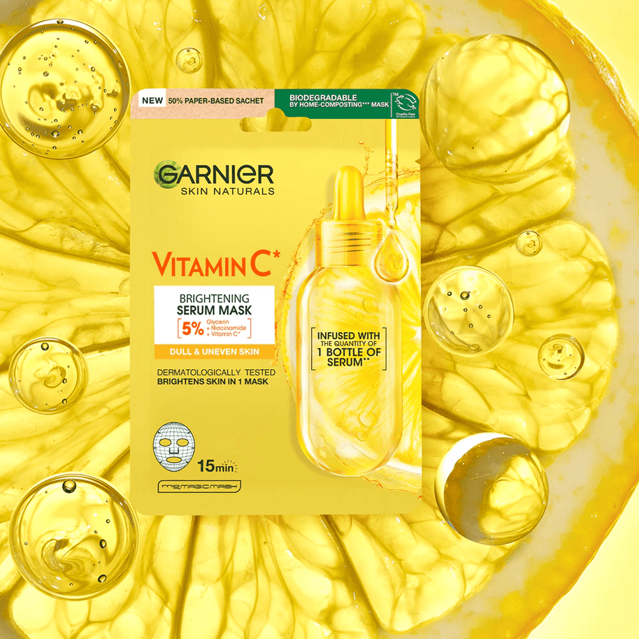 Garnier - Maschera In Tessuto Vitamina C