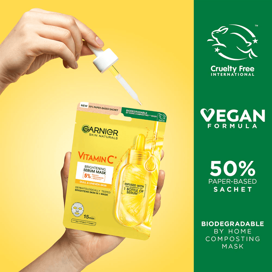 Garnier - Maschera In Tessuto Vitamina C