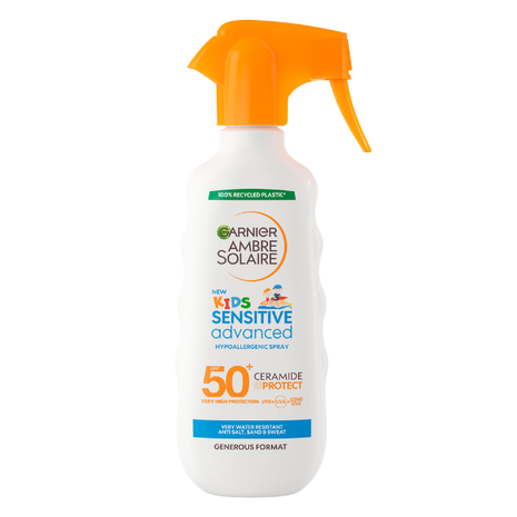 Garnier Ambre Solaire Latte Spray Protettivo SPF 50 Kids Sensitive Advanced