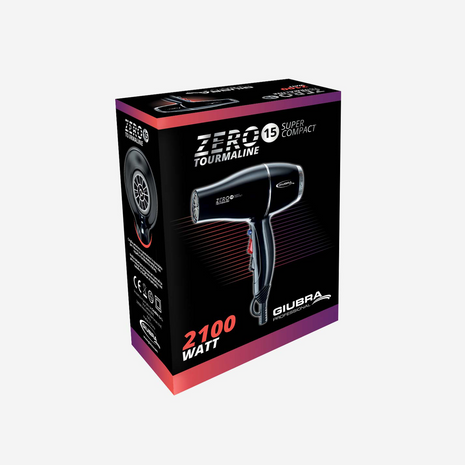 Giubra - Professional Hairdryer ZERO15 Tourmaline Super Compact