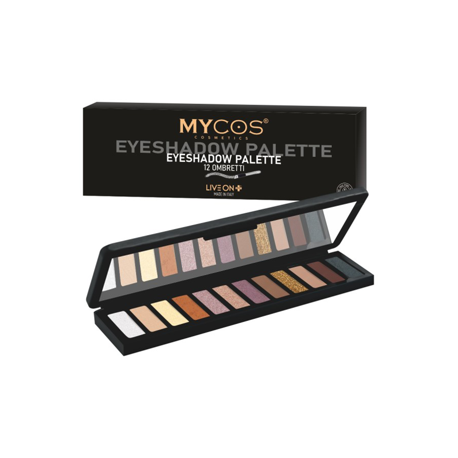 Mycos Cosmetics - Palette 12 Colori 01