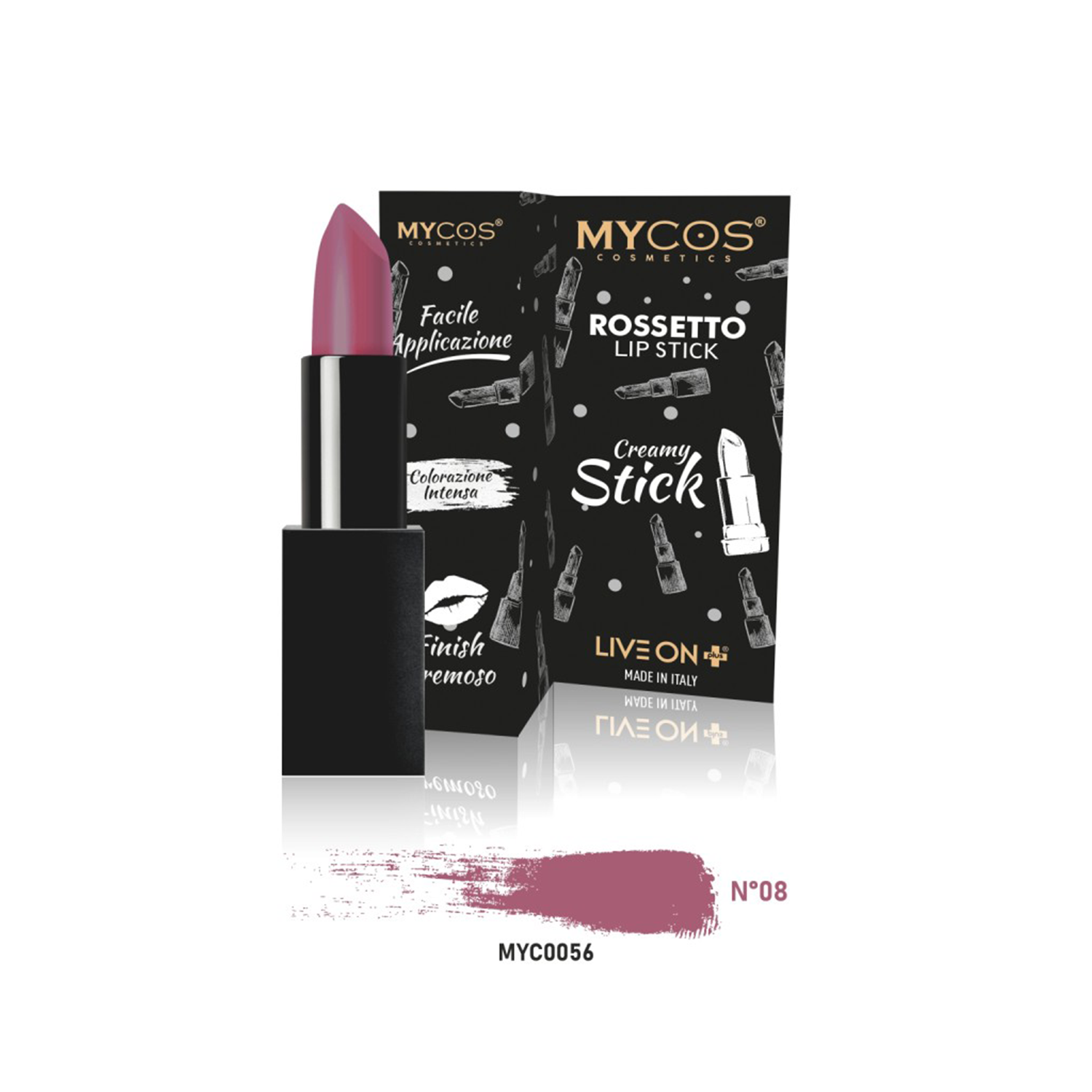 Mycos Cosmetics - Rossetto Stick Cremoso