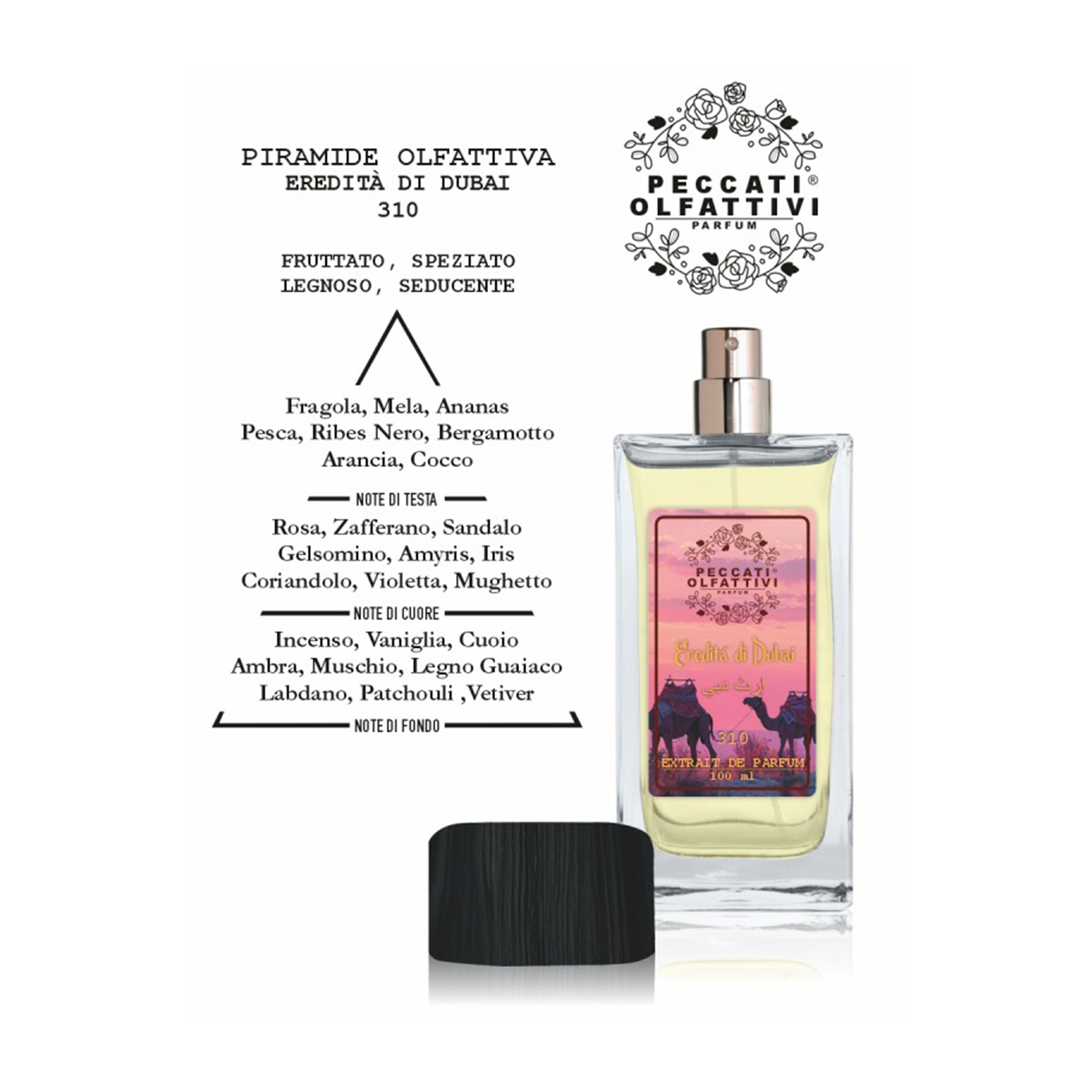 Peccati Olfattivi - Eredità di Dubai 310 Extrait de Parfum Luxury