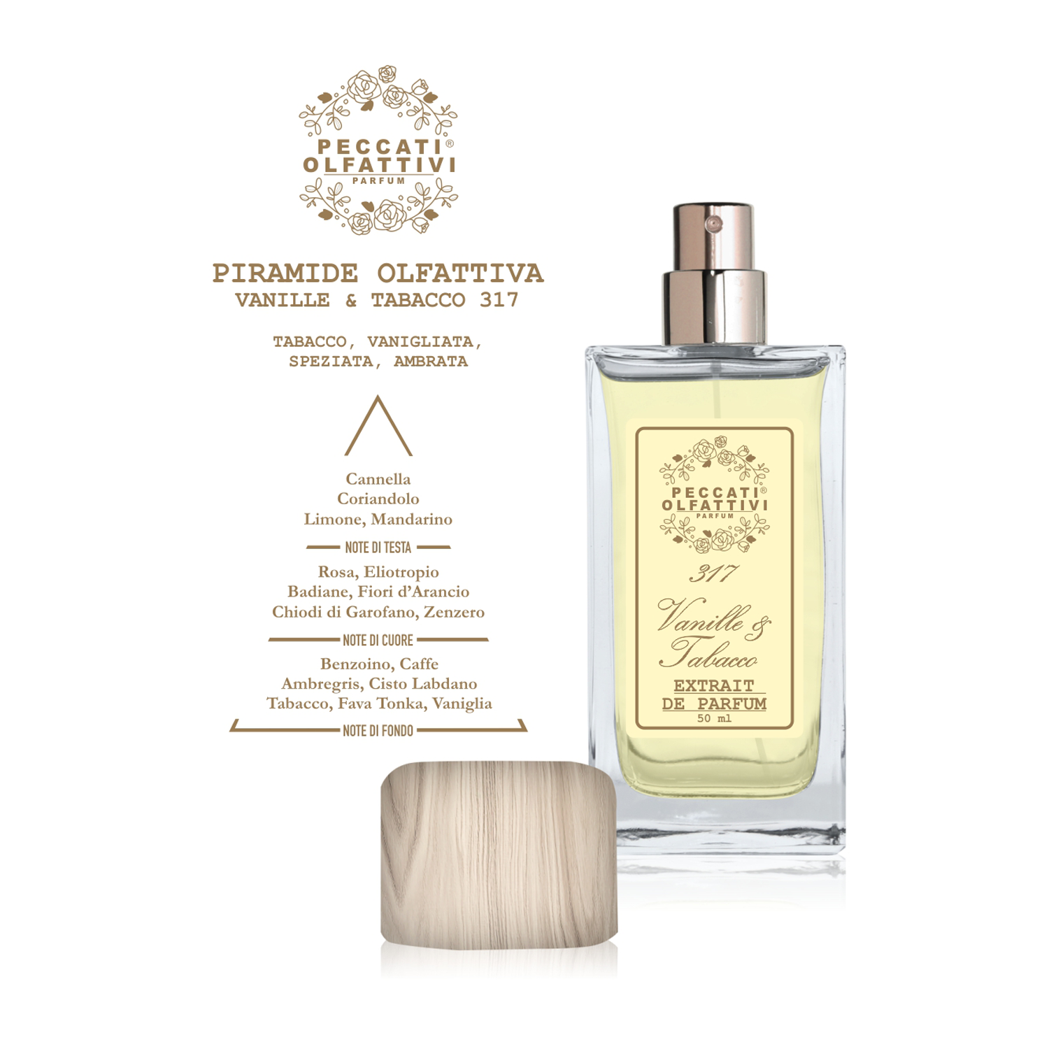 Peccati Olfattivi - Vanille & Tabacco 317 Extrait de Parfum