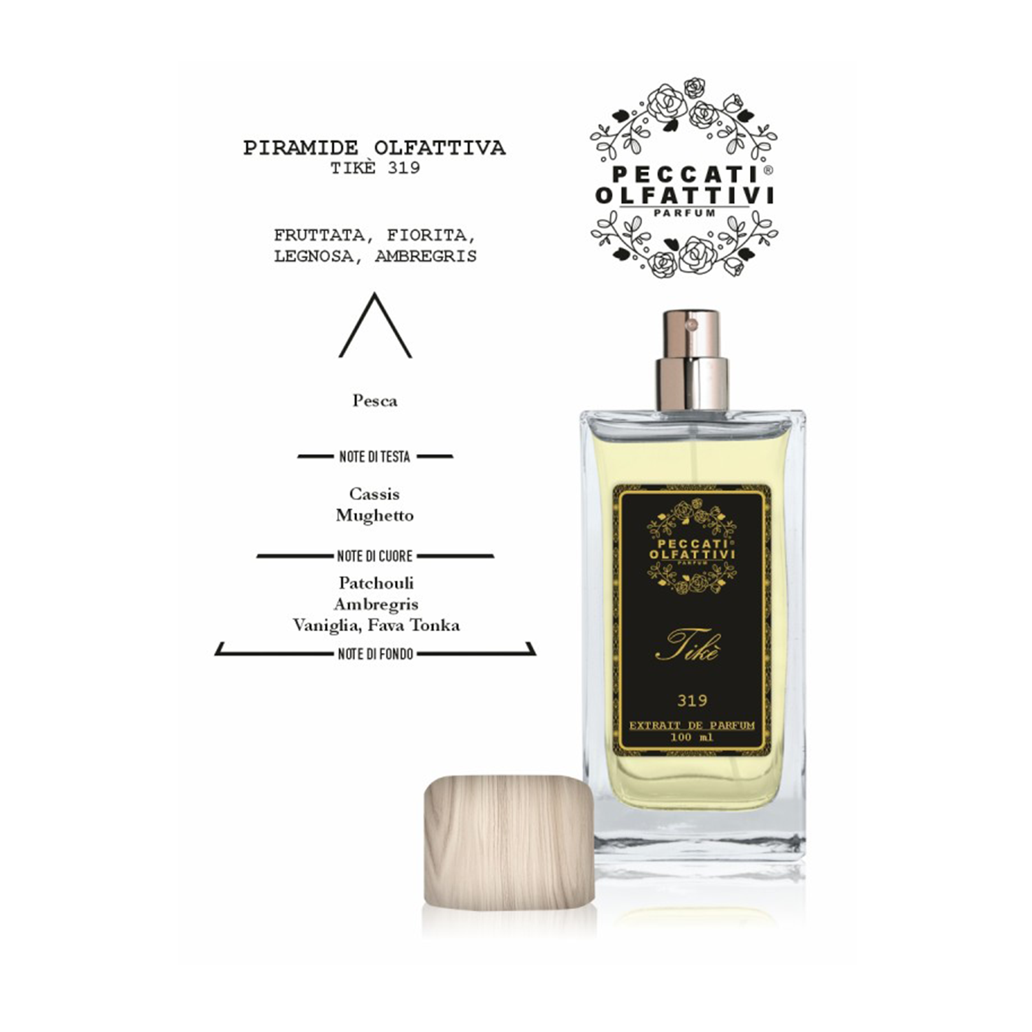 Peccati Olfattivi - Tikè 319 Extrait de Parfum Luxury