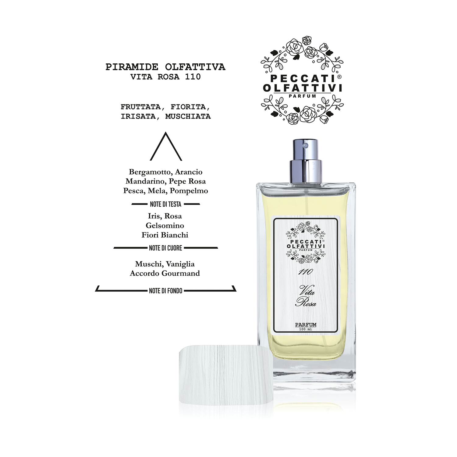 Peccati Olfattivi - Vita Rosa 110 Parfum Woman
