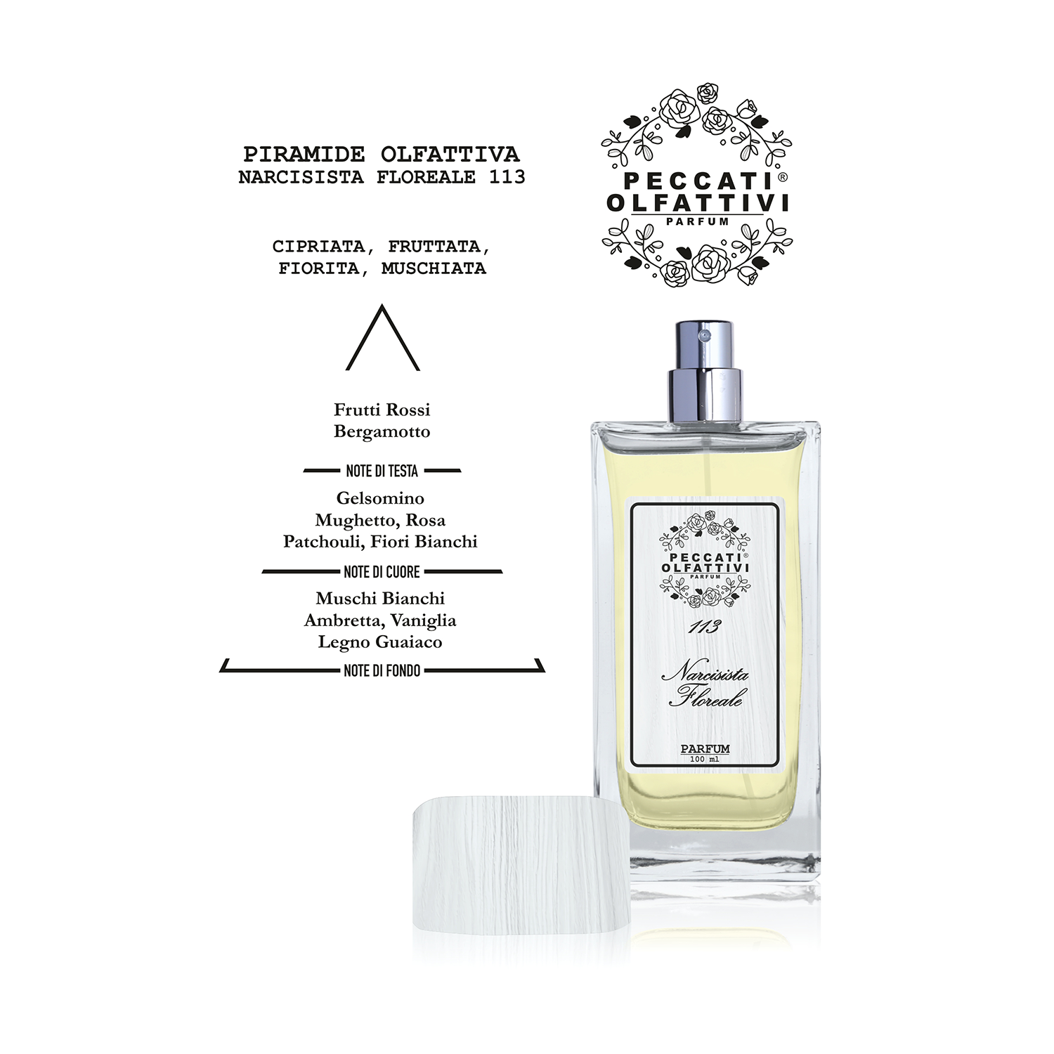 Peccati Olfattivi - Narcisista Floreale 113 Parfum Woman