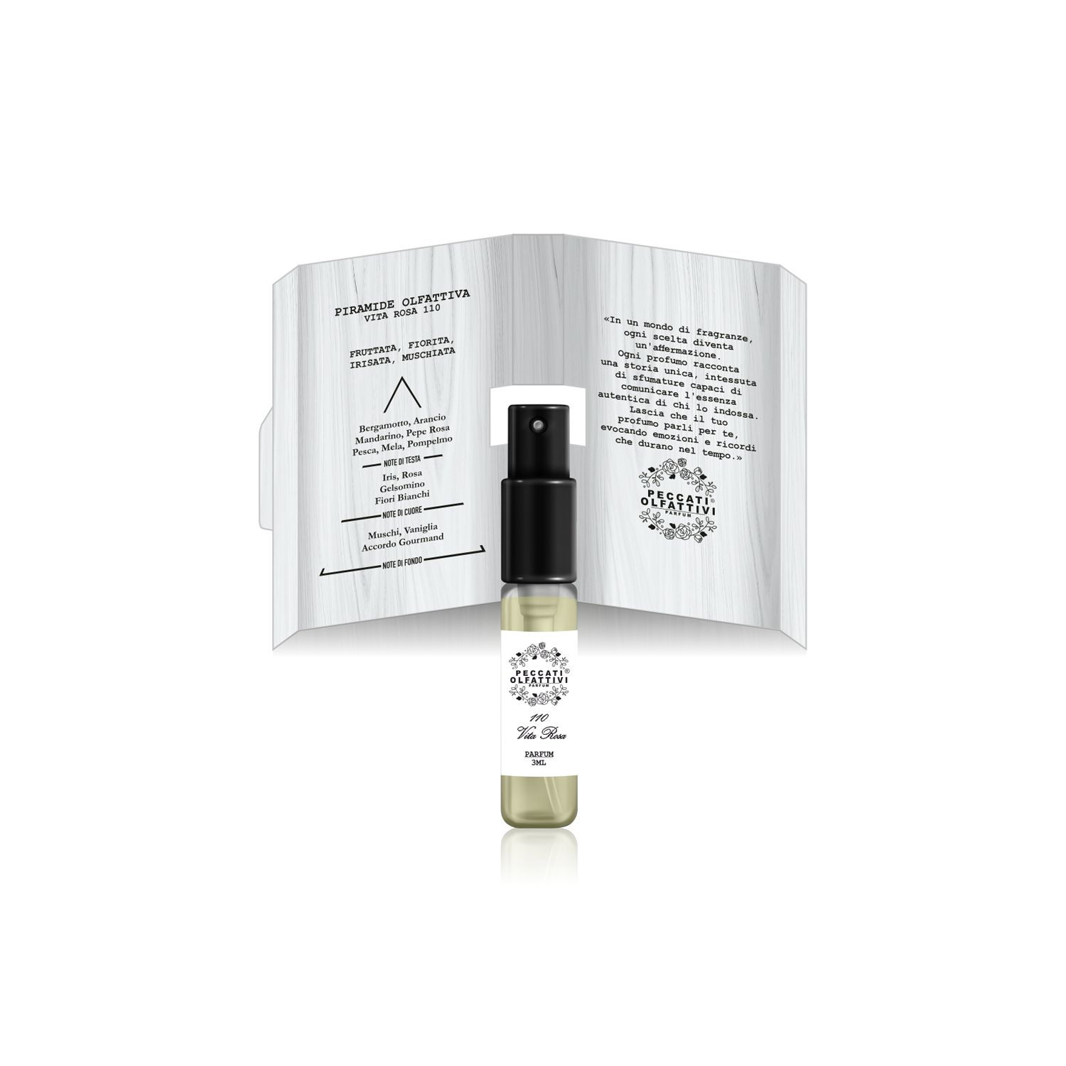 Peccati Olfattivi - Vita Rosa 110 Parfum Campioncino