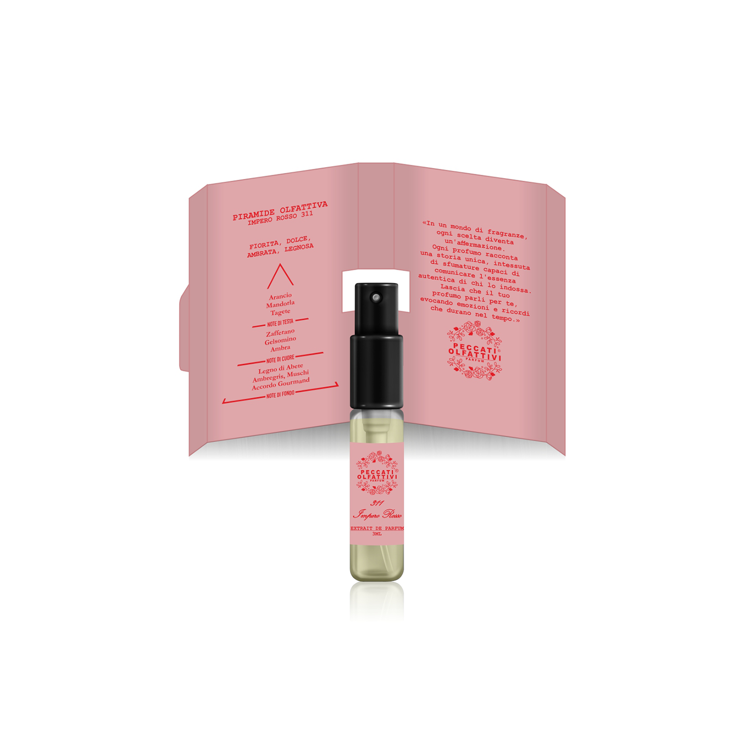 Peccati Olfattivi - Impero Rosso 311 Extrait de Parfum Campioncino