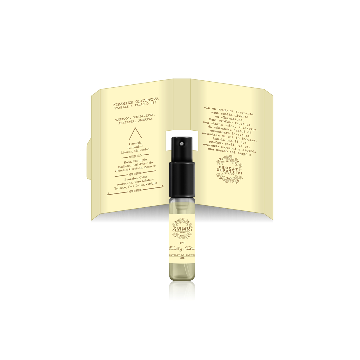 Peccati Olfattivi - Vanille & Tabacco 317 Extrait de Parfum Campioncino