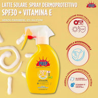Prep - Latte Solare Dermoprotettivo SPF 30 Spray