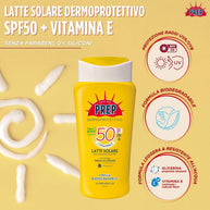 Prep - Latte Solare Dermoprotettivo SPF 50