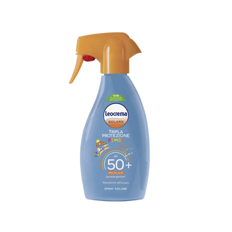 Leocrema - Tripla Protezione Spray Solare Bimbi SPF 50+