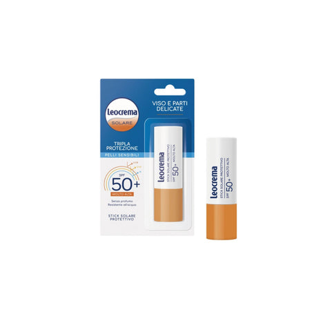 Leocrema - Stick Solare Protettivo SPF 50+ Pelli Sensibili