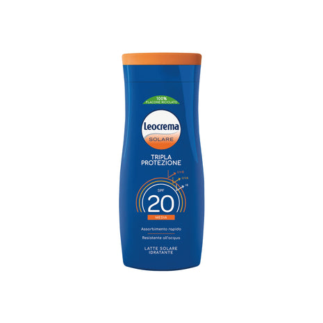 Leocrema - Tripla Protezione Latte Solare SPF 20