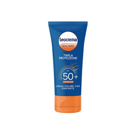 Leocrema - Tripla Protezione Viso Solare SPF 50+