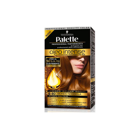 Schwarzkopf - Palette Oleo Intense Colorazione Permanente Biondo Nocciola 6-80
