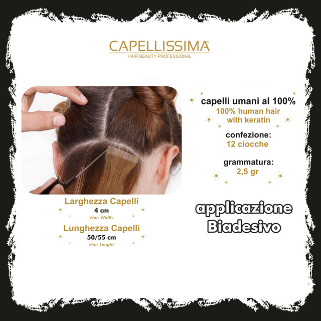 Capellissima - Extension Remy con Biadesivo