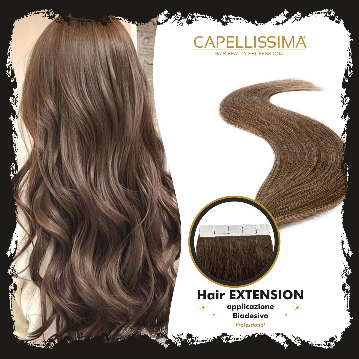 Capellissima Remy Extension with Double Sided Tape