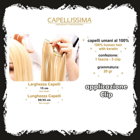 Capellissima Extension Remy con Clip