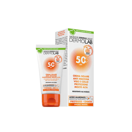 Dermolab - Crema Solare Anti Macchia Viso e Collo SPF 50+