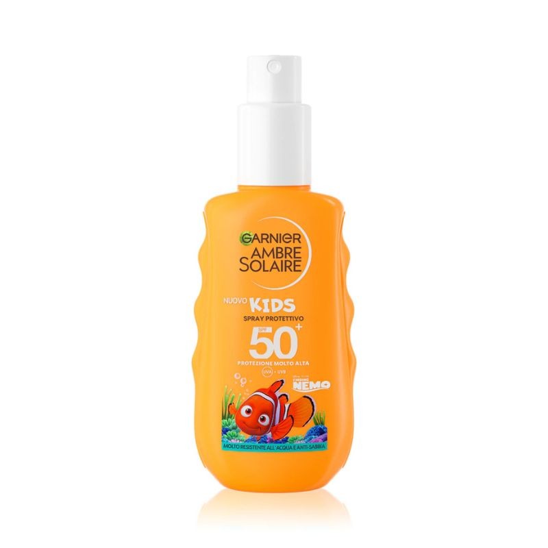 Garnier - Ambre Solaire Latte Spray Protettivo SPF 50 Kids Nemo