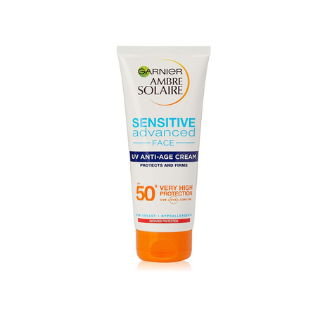 Garnier Ambre Solaire Crema Viso Protettiva SPF 50+ Anti-Età