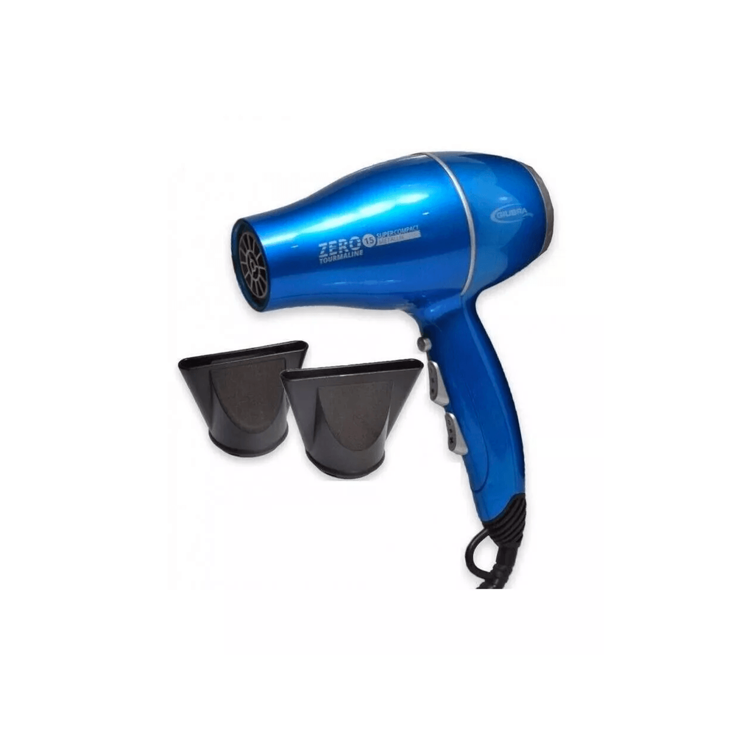 Giubra - Asciugacapelli Professionale ZERO15 Tourmaline Super Compact Blue