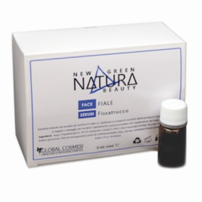 New green Natura Beauty Hyaluronic Acid Vial