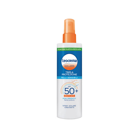 Leocrema - Tripla Protezione Pelli Sensibili Spray Solare SPF 50+