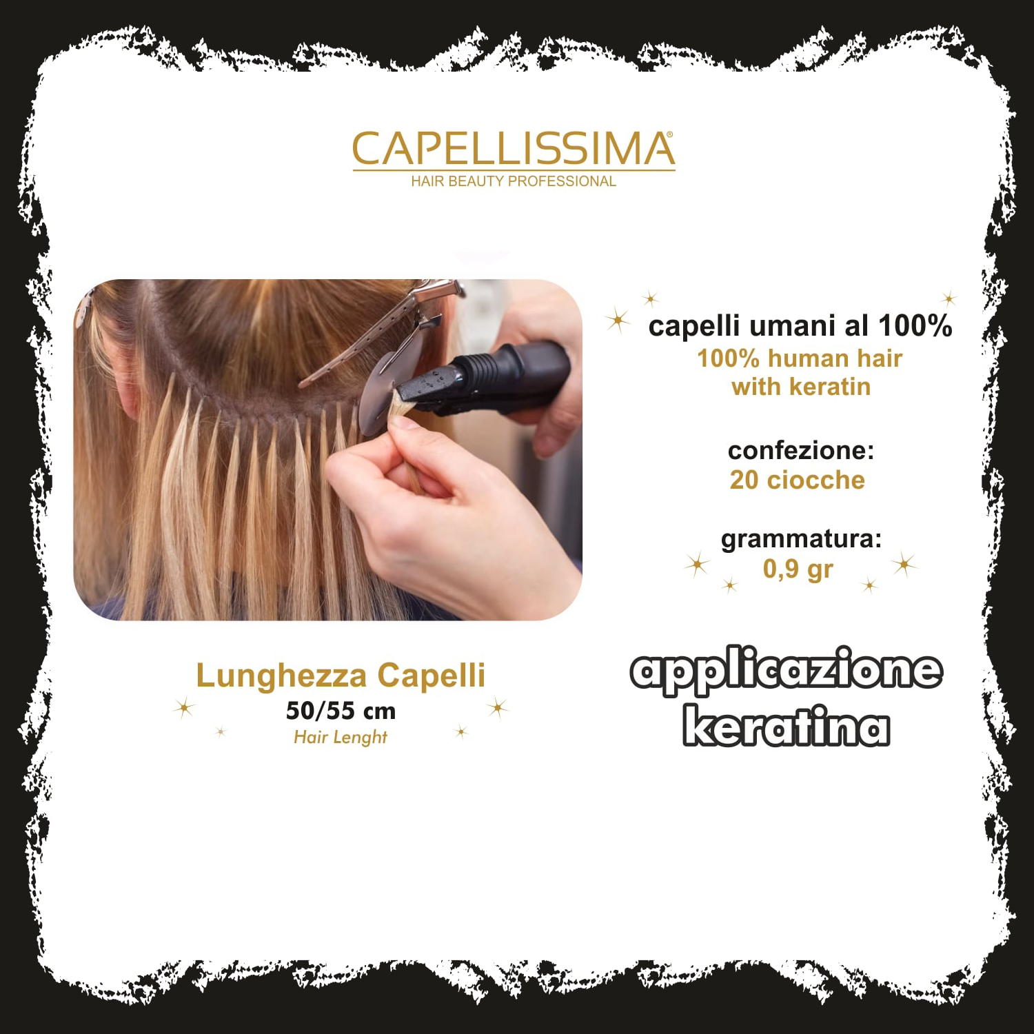 Capellissima Extension Remy with Keratin