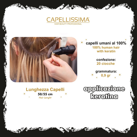 Capellissima Extension Remy con Keratina