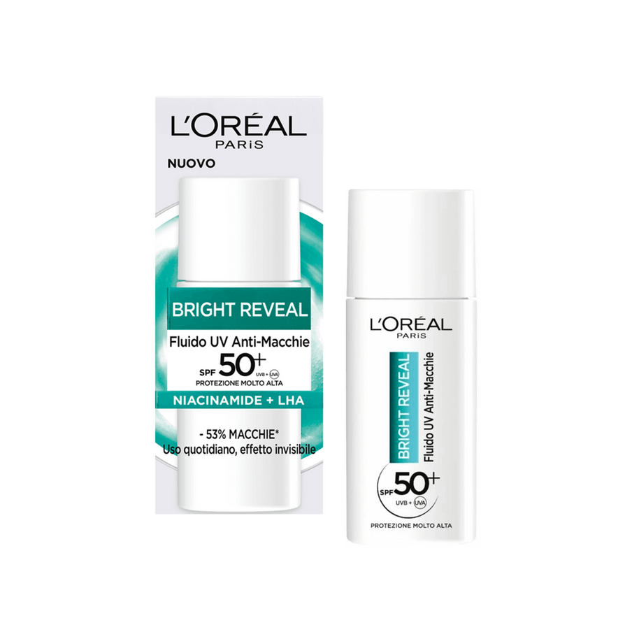 L'Oreal Paris - Bright Reveal Fluido Anti-Macchie Viso SPF 50+